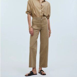 Madewell | Emmett Wide-Leg Crop Pant: Welt Pocket Edition | Petite 27